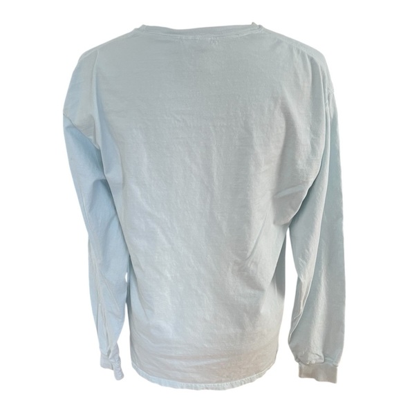 Comfort Wash Men’s Medium Light Blue Long Sleeve Tee Shirt Cotton Truro Vineyard - Picture 5 of 6